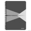 Kołonotatnik Office Card A5, w kratkę, szary 44580085 Leitz