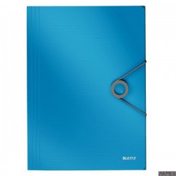 Teczka z gumką PP Leitz Solid A4, jasnoniebieska 45631030