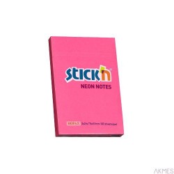 Notes Samoprzylepny 76X51mm Ciemnoróżowy Neon (12) 21161 Stick'n
