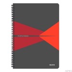 Kołonotatnik Office PP A4, w linie, czerwony 44960025 Leitz