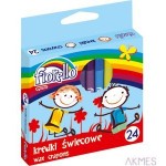 Kredki FIORELLO świecowe 24 kolorów 170-1386