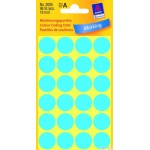 Trwałe kółka do zaznaczania Ø18mm, 96szt./op. niebieskie 3005 Avery Zweckform