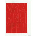 LITERY samoprzylepne 8cm (8szt) jasnożółte ARTDRUK