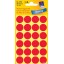 Trwałe kółka do zaznaczania Ø18mm, 96szt./op. czerwone 3004 Avery Zweckform
