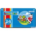 Kredki BAMBINO 24 kol.met.pud.