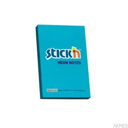 Notes Samoprzylepny 76X51mm Niebieski Neon (12) 21207 Stick'n