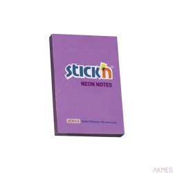 Notes Samoprzylepny 76X51mm Fioletowy Neon (12) 21208 Stick'n