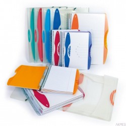 Kołonotatnik SMOOTH A6 150kartek,linie,przekładki 5x30