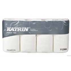 Papier toaletowy Katrin Plus 160 (8)18,7x95 2w.superbiały 112966