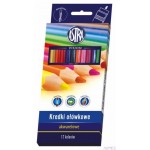 Kredki ołówkowe akwarelowe Astra 12 kolorów, 312110004