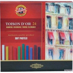 Kredki.pastele miękkie 8514N 24kol KOH-I NOOR