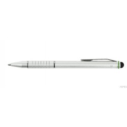 Długopis oraz rysik do urządzeń z dotykowym ekranem 2w1 Stylus, srebrny Leitz