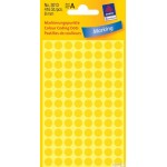 Trwałe kółka do zaznaczania Ø8mm, 416szt./op. żółte 3013 Avery Zweckform