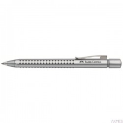Długopis GRIP 2011 srebrny FABER-CASTELL 144111 FC