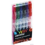 Długopis wymazywalny CORRETTO GR-1204, komplet 6 szt.