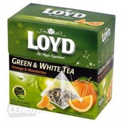 LOYD Green & with Orange & Mandarin – 20 torebek (piramidki)