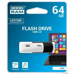 Pamięć USB GOODRAM 64GB USB 2.0 UCO2 BLACK&WHITE UCO2-0640KWR11