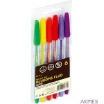 Dlugopis GRAND Fluo 6kol.GR-91 160-2011