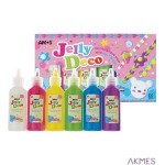 Farby JELLY DECO 6kol 22ml AMOS JD22P6 170-2108