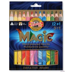 Kredki MAGIC TRIO 3408/13 12+1 KOH I NOOR