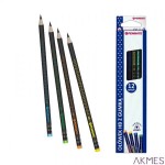 Ołówek trójkątny z gumką JUMBO HB TT7536 PENMATE PREMIUM