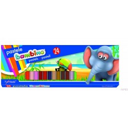 Kredki pastele BAMBINO 24kol ST-PBX-P24X 0508