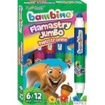 Flamastry BAMBINO dwustronne Jumbo 6 sztuk/12 kol. 5938