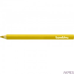 Kredki BAMBINO w opr.drewie trójkąt.-złoty 12 szt.