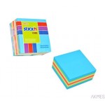 Bloczek STICKN 51x51mm niebieski-mix neon i pastel 21535