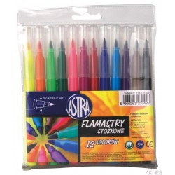 Flamastry Astra stożkowe 12 kolorów, 314110003