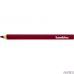 Kredki BAMBINO w opr.drew. Trój. kol. kol. czer. 12sz 3646