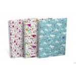 Kołonotatnik OXFORD FLORAL A6, 50k. kratka 400094826