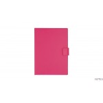 Notes A5 na rzep pink 1-KNO-05-03 BIURFOL