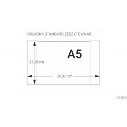 Okładka zeszytowa A5 bezbarwna BIURFOL (50) OZ-01-02