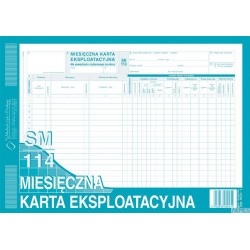 803-1 Miesięczna kart.eksplat* MKE MICHALCZYK I PROK