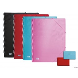 Album ofertowy URBAN 40 A4 czarny 400104496 spirala na gumki ELBA