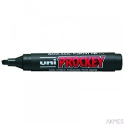 Marker permanentny UNI PM-126 czarny ścięty PROCKEY