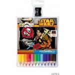 Kredki BAMBINO 12 kol.wopr.drew. STAR WARS REBELS z nadr.+temperówka*0999