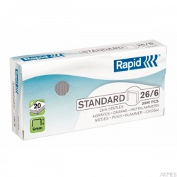 Zszywki RAPID Standard 26/6 5M 24861800