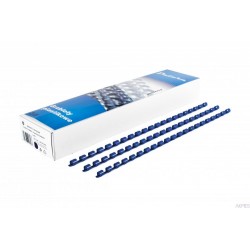 Grzbiet do bindowania DOTTS 10mm (100szt) niebieski