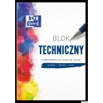 Blok techniczny A4 10k 250g biały OXFORD 400093199