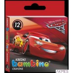 Kredki BAMBINO w op.drew 12kol + temp. CARS 3