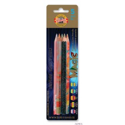 Kredka 3406 MAGIC GRUBA mix(5) blister