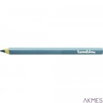 Kredki BAMBINO w opr.drew.trójkąt.srebrny 12 szt.