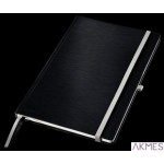 Notatnik w twardej oprawie Leitz Style A4, w kratkę, czarny 44760094