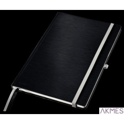 Notatnik w twardej oprawie Leitz Style A4, w kratkę, czarny 44760094