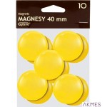 Magnesy 40mm GRAND żółte (10)^ 130-1704