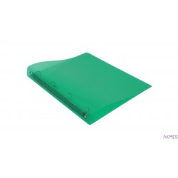 Okładka PP A4 4ringi PP-11-02 zielona BIURFOL