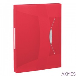 Teczka z gumką 40mm VIVIDA czerwona 624048