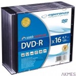 DVD-R ESPERANZA 4.7GB x16 SLIM CASE 10 SZT. 1112 ESPERANZA